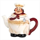 Le Chef French Teapot Kitchen Decorative Coffee Tea Pot