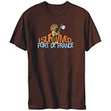 T-Shirt Mens Brown  I survived Fort-De-France  Capitals