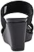 crocs Women's Leigh II 2-Strap Wedge, Black/Black, 9 M US