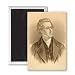 John Banim (engraving) by English School - 3x2 inch Fridge Magnet - large magnetic button - Magnet