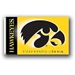 University Of Iowa NCAA 3' x 5' Premium 2-Sided Banner Flag by BSI Products Inc.