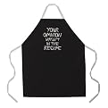 Your Opinion Apron - Black