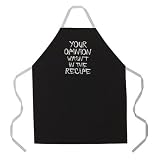 Your Opinion Apron - Black