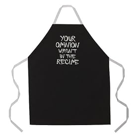 Your Opinion Apron - Black