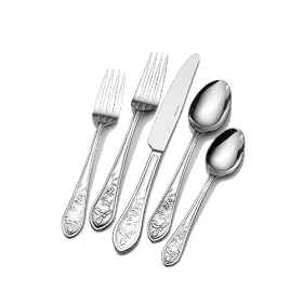Buy Pfaltzgraff 5005497 45-Piece Winterberry Flatware Set, Service for 8