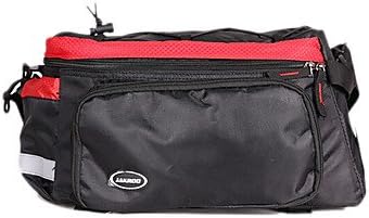 quan JAKROO Waterproof Cloth Red Waterproof Wearable Mountain Bike Trunk Bag with Reflective Stripe