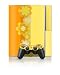 Playstation 3 Skins and Matching (Ps3) Controller Skin Retro Orange Flowers