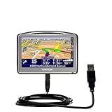 Classic Straight USB Cable for the TomTom Go 520 with Power Hot Sync and Charge capabilities - Gomadic Brand w/ TipExchange Technology