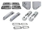 AutoXccessory Chrome Plated Billet Exterior Kit, for the 2006 Hummer H2 SUT