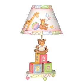 Kids / Children's First Impressions Baby Animals Table Lamp