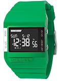 Diesel Green Polyurethane Chronograph Black Dial Unisex Watch #DZ7136
