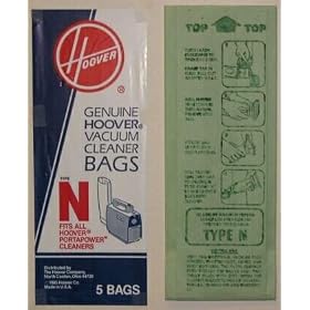 Hoover #4010038N 5PK Hoover N Vac Bag