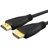 eForCity High Speed HDMI Cable M / M,Version 3, 6 FT, Black
