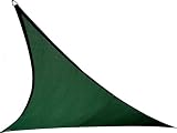 Outdoor Living : Coolaroo 9'10' Triangle Shade Sail with Hardware Kits, Brunswick Green