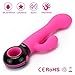 7 Functions G-Spot Massager for Women - Powerful Yet Silent Clitoral Stimulator Vibrator - Body Safe and Medical Grade Silicone Adult Sex Toys - A Great Item to Spice Up Our Intimacy (Rose & Black)