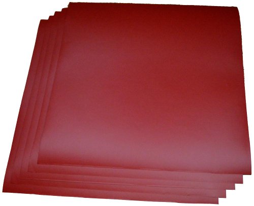 Expressions Vinyl - Red (glossy) 5-pack of adhesive vinyl sheets - 12