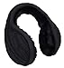 Knolee Unisex Knit Foldable EarMuffs Plus velvet Ear Muffs Winter Outdoor EarMuffs,Black