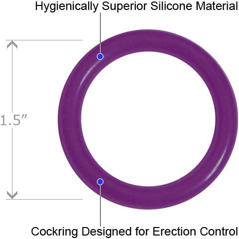 OptiSex Super Silicone Cockring Medium Purple