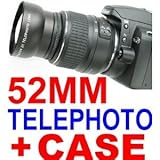 Professional 52mm Telephoto Lens with Lens Bag For Nikon D40 D3000 D5000