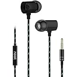 Earphones With Microphone E587 Premium Earbuds Stereo Headphones and Noise Isolating, Made for iPhone, iPod, iPad, Samsung Galaxy, LG, HTC and many more