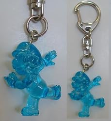 Nintendo Wii Super Mario Galaxy Figure Keychain ICE Mario