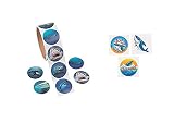 SHARK Party Favors - 100 REALISTIC Photo Stickers & 72 Tattoos - SHARK Week TANK PARTIES - Teacher - Classroom