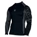 Spyder Langarmshirt Männer, schwarz/grau