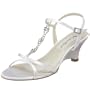 Coloriffics Women's Jubilee T-Strap Sandal,White,8.5 M US