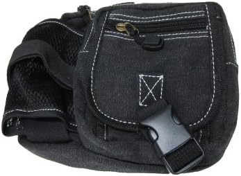 Multifunctional Vintage Waist Pack with Water Bottle Holder Canvas Waist Bag Fanny Pack for Running / Hiking / Camping / Cycling / Traveling / Any Outdoor Sports