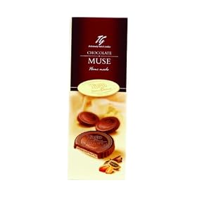 Tago Muse Chocolate Covered Wafer Biscuits with Nut Cream Filling 120 g (Pack of 6)