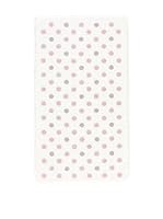 Pandora Alfombra de Baño Polka (Blanco/Rosa Claro/Taupe)