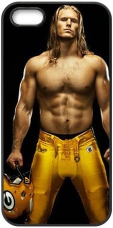 iPhone 5 &amp; 5s Case - Hot NFL Players Clay Matthews Green Bay Packers #52 Apple iPhone 5 &amp; 5s Waterproof Rubber (TPU) Back Cases Covers