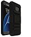 Galaxy S7 Case, Bastex Heavy Duty Hybrid Rubber Silicone Cover with Protective Kickstand Holster Belt Clip Case for Samsung Galaxy S7 (Black)