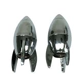 Trick Tops PRESTA Rocket Valve Caps, Chrome