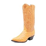 Mens Tony Lama 13 Full Quill Ostrich Western Boots by Tony Lama