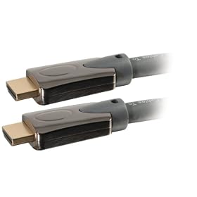 C2G / Cables to Go 40203 Sonic Wave Standard Speed HDMI Cable, Grey (15 Meter/49.2 Feet)