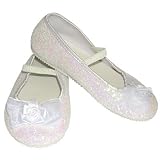 Travis - Chaussures Fille - Ballerines Pailletées. Taille 23 / 24. Couleur Blanche.