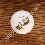 Animals Two-By-Two Raccoons Cute Childrens Drawer Pulls Knobs