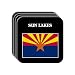 US State Flag - SUN LAKES, Arizona (AZ) Set of 4 Mini-Mousepad Coasters
