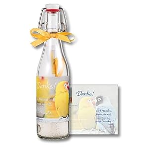 Danke! - Ein Freund ist jemand, der weiß, dass man ihn gerade braucht.: Grußbotschaft in der Flasche (EBV)