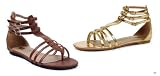 Ellie Shoes SB E-015-Rome, 0 Gladiator Flat Sandal.