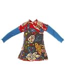 Baby Nay Frida Long Sleeve Kimono Overlay Onesie