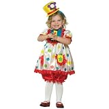 Clown Girl Toddler Halloween Costume (Toddler (18-24 Months))