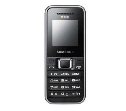 Samsung E1182 Silver Duos - Dual Twin 2 Sim Card Mobile Phone