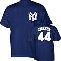 Reggie Jackson Majestic Cooperstown Throwback Player Name and Number New York Yankees T-Shirt