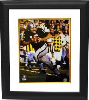George Blanda signed Oakland Raiders 16x20 Photo HOF81 Custom Framed