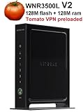 NetGear WNR3500L V2 Wireless N Gigabit VPN Router 128M flash&128M ram w/ Tomato firmware (Factory Refurbished)