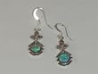 Navajo Indian Jewelry Opal Earrings - ER-0011