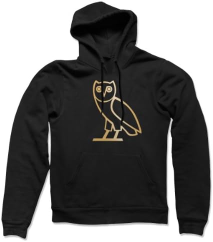 Shirt Junkies Adult- Hoodie Gold Drake Owl Octobers Very Own Sweater Hoody-XXL