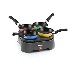 Tristar BP-2988 Wokset mit farbigen Wokpfannen , 4 Personen